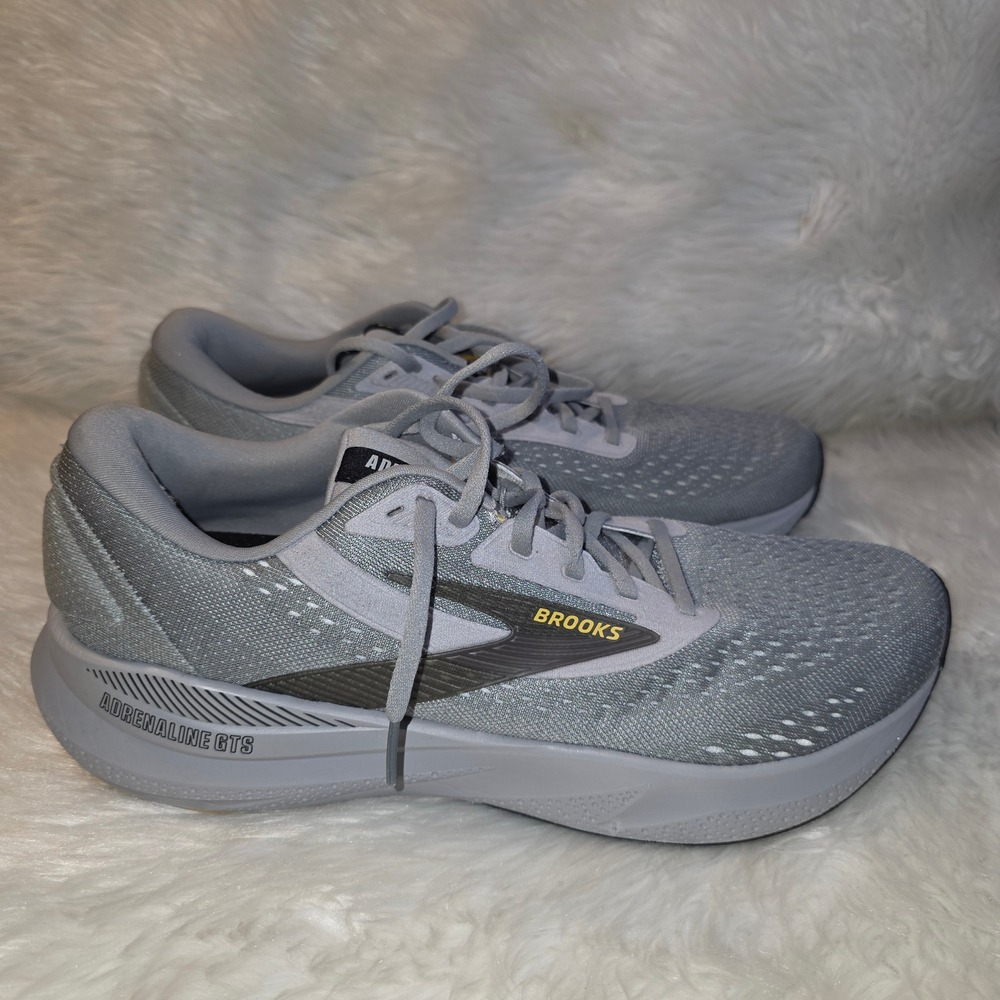 Brooks Adrenaline GTS 24 Running Shoes - Men's 12 Narrow B - Alloy Gray